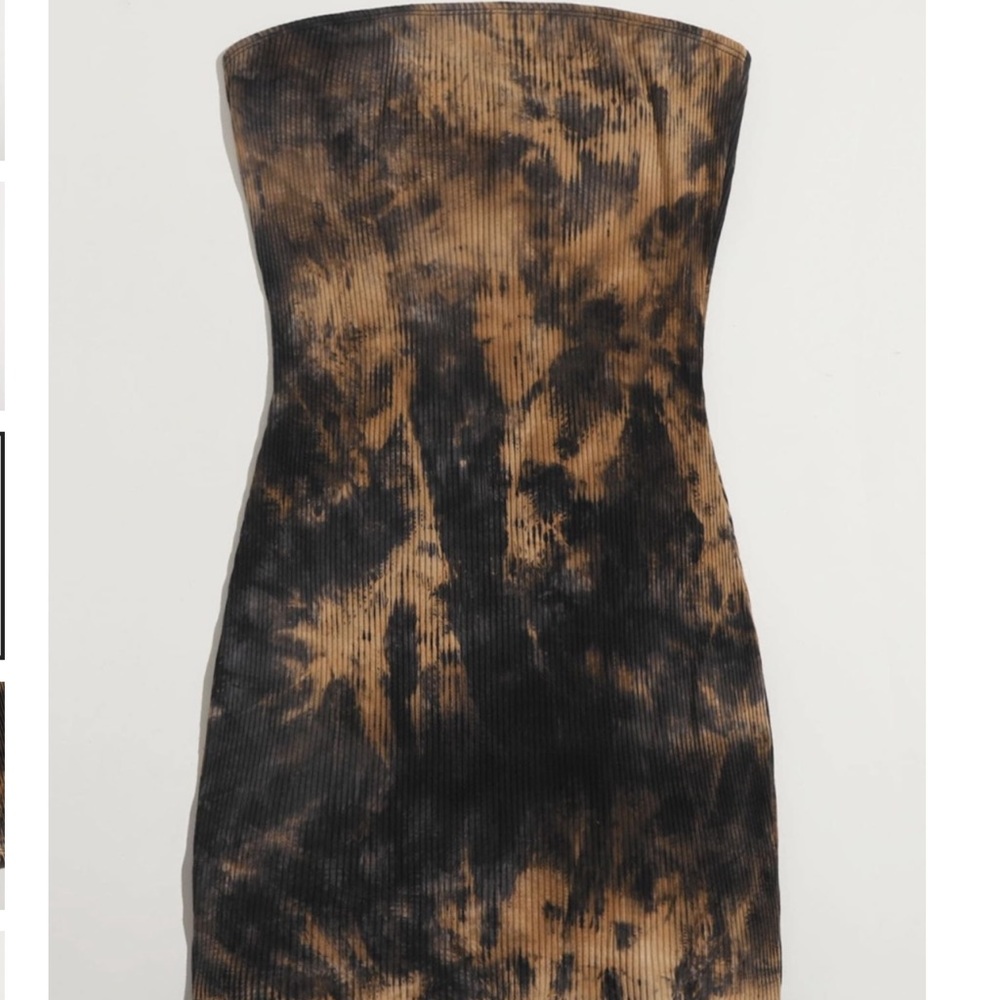 Rib-Knit Tie-Dye Dress - Picture 2 of 4